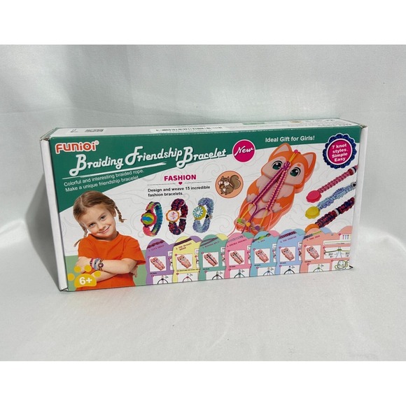 Funioi Other - Braiding Friendship Bracelet Kit DIY Jewelry Making Kit for Kids Crafts Set NEW‎